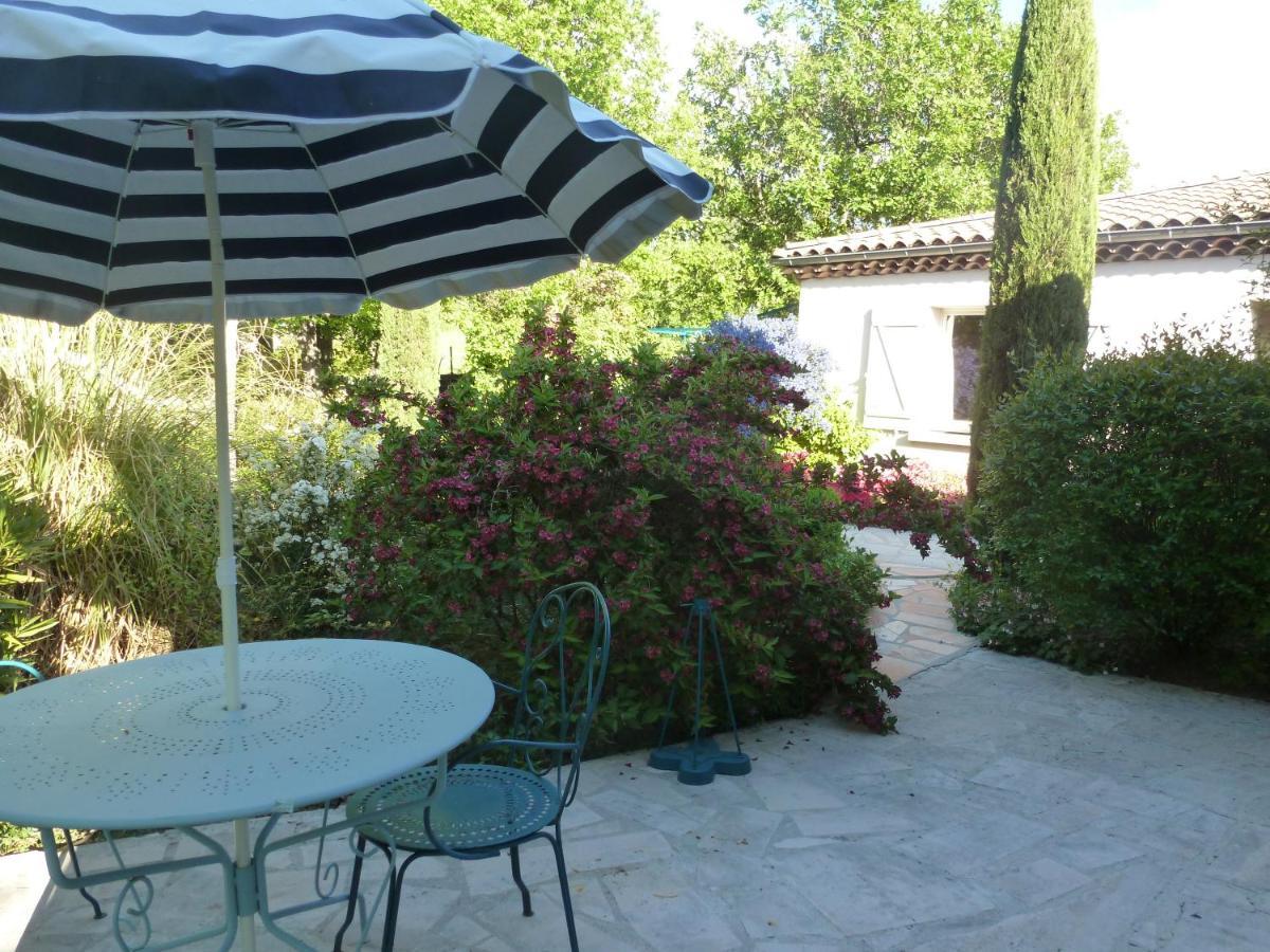 Domaine Du Planas - Patio Villa Ailhon Luaran gambar