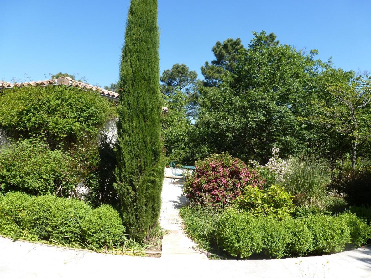 Domaine Du Planas - Patio Villa Ailhon Luaran gambar